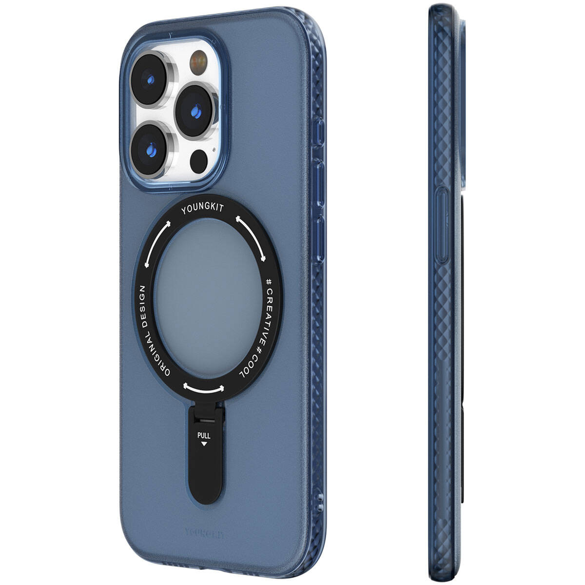 Youngkit Rock Serisi iPhone 15 Pro Magsafe Şarj Özellikli Telefon Kılıfı - 1 Youngkit Rock Serisi iPhone 15 Pro Magsafe Şarj Özellikli Telefon Kılıfı - 1